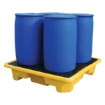 4 Drum 4-Way Entry Spill Pallet